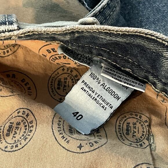 Dr Denim Y2K Baggy Hip Hop Jeans Oversized Wide Leg Men’s 40 - Picture 8 of 12